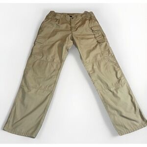 511 Tactical Pants Mens 38x36 Beige Cargo Double Knee Workwear Canvas